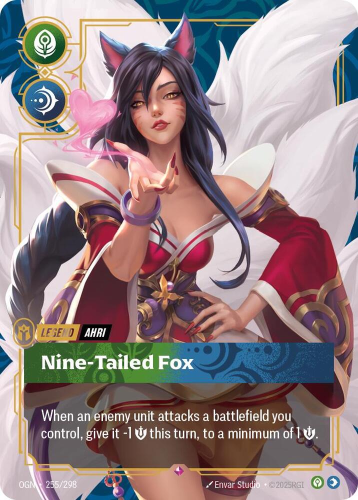 Ahri - Nine Tailed Fox 255/298 (Origins)  - Foil | Good Games Adelaide SA