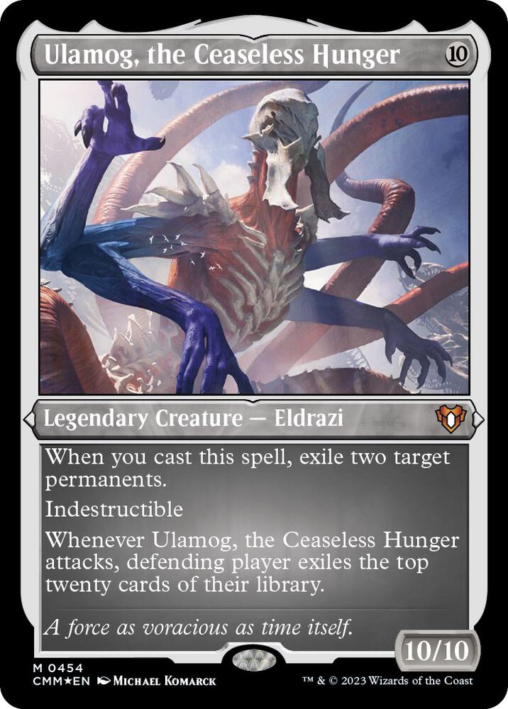 Ulamog, the Ceaseless Hunger 454 (Commander Masters)  - Etched Foil | Good Games Adelaide SA