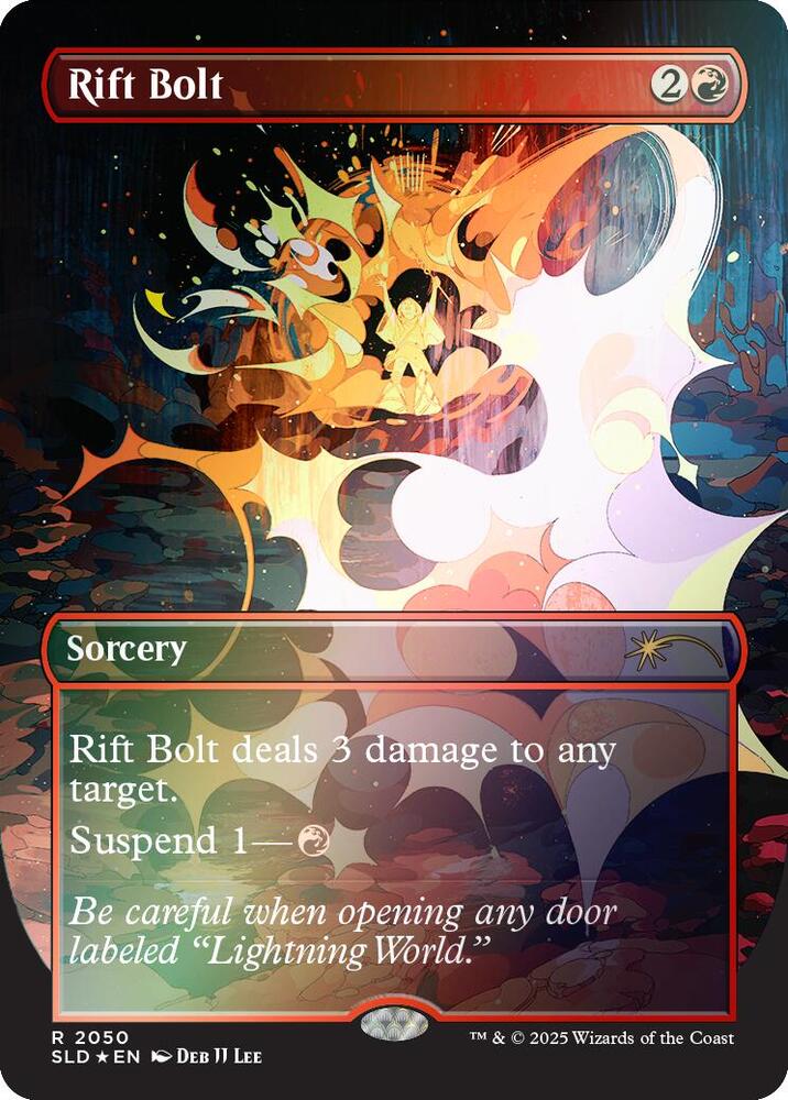 Rift Bolt 2050 Rainbow Foil 2050 (Secret Lair Drop Series)  - Foil | Good Games Adelaide SA