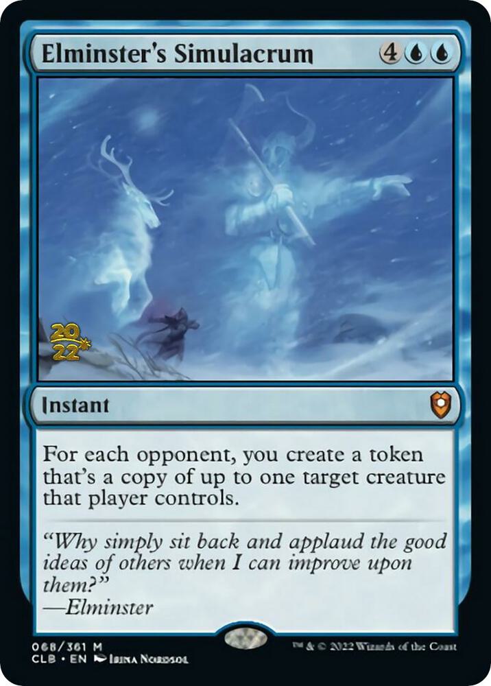Elminsters Simulacrum 68 (Prerelease Cards)  - Foil | Good Games Adelaide SA