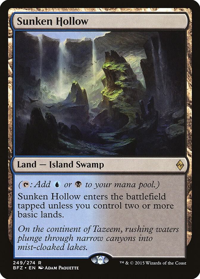 Sunken Hollow 249/274 (Battle for Zendikar)  | Good Games Adelaide SA