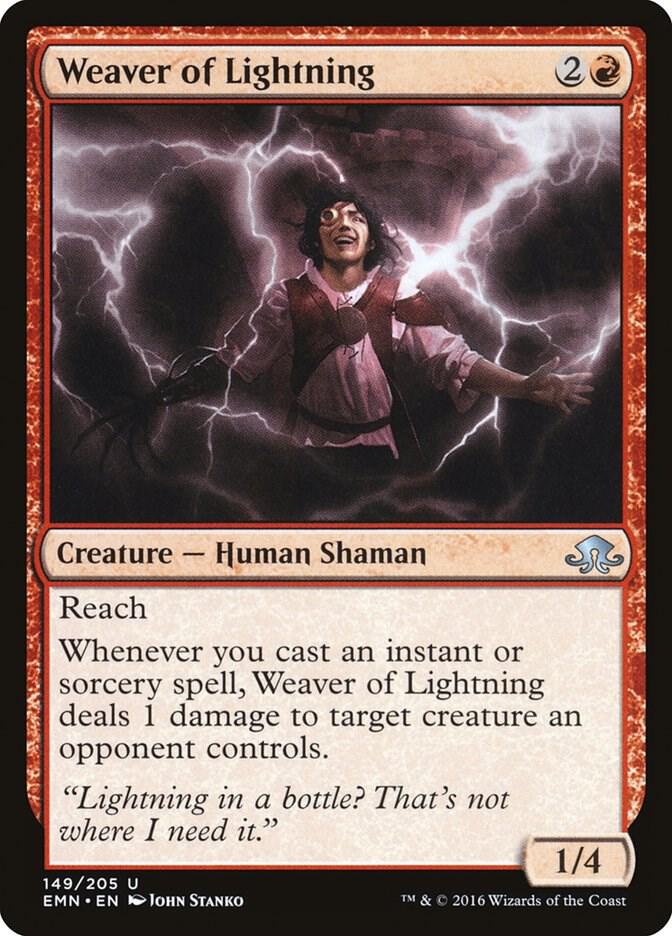 Weaver of Lightning 149 (Eldritch Moon)  - Foil | Good Games Adelaide SA