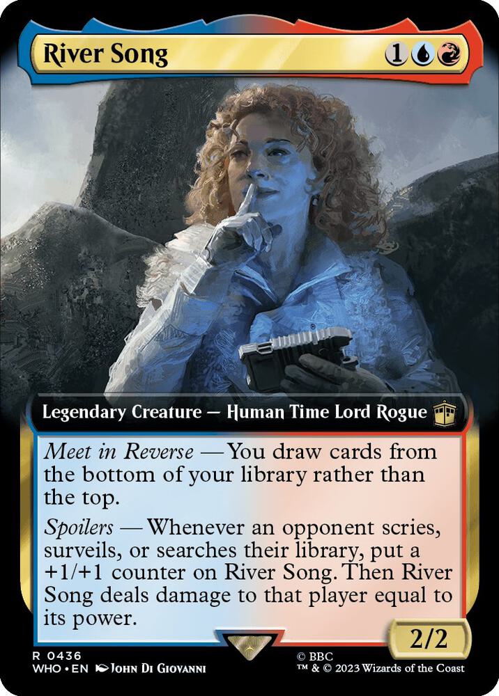 River Song 436 (Universes Beyond: Doctor Who)  - Foil | Good Games Adelaide SA