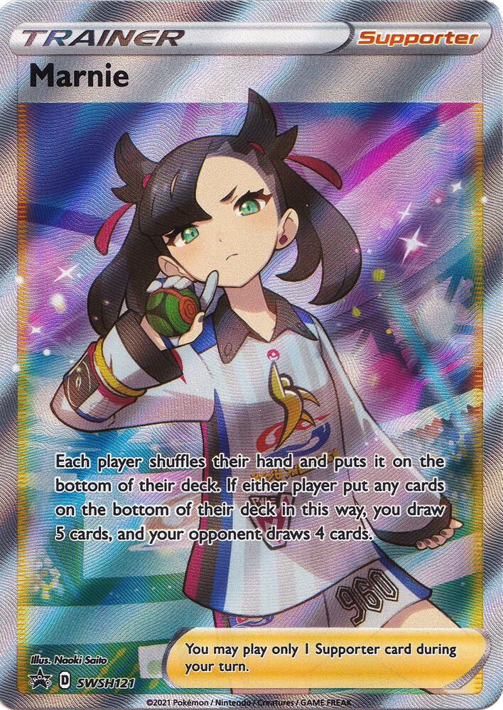 Marnie SWSH121 (SWSH: Sword & Shield Promo Cards)  - Holofoil | Good Games Adelaide SA