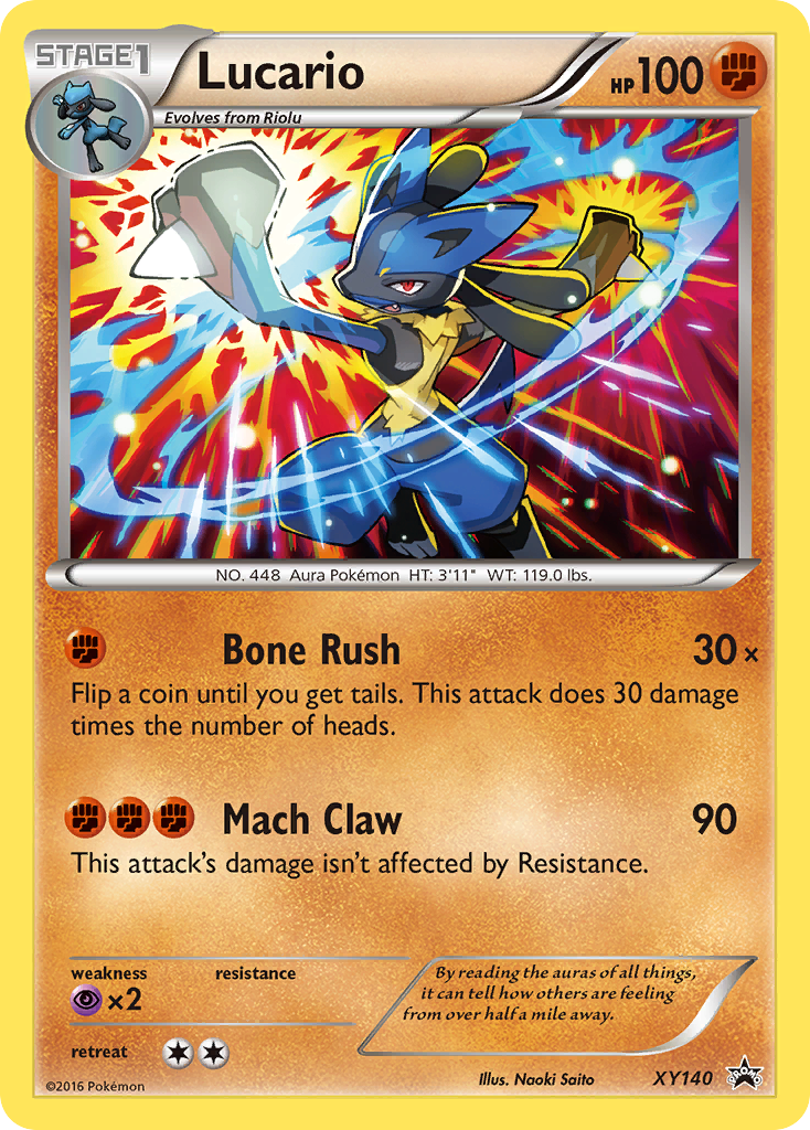 Lucario (XY140) [XY: Black Star Promos] | Good Games Adelaide SA