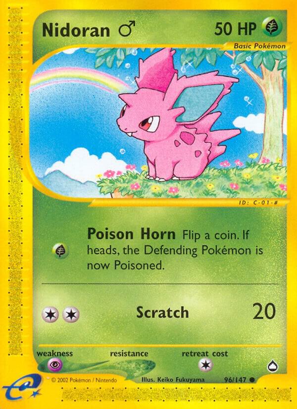 Nidoran M 096/147 (Aquapolis)  | Good Games Adelaide SA