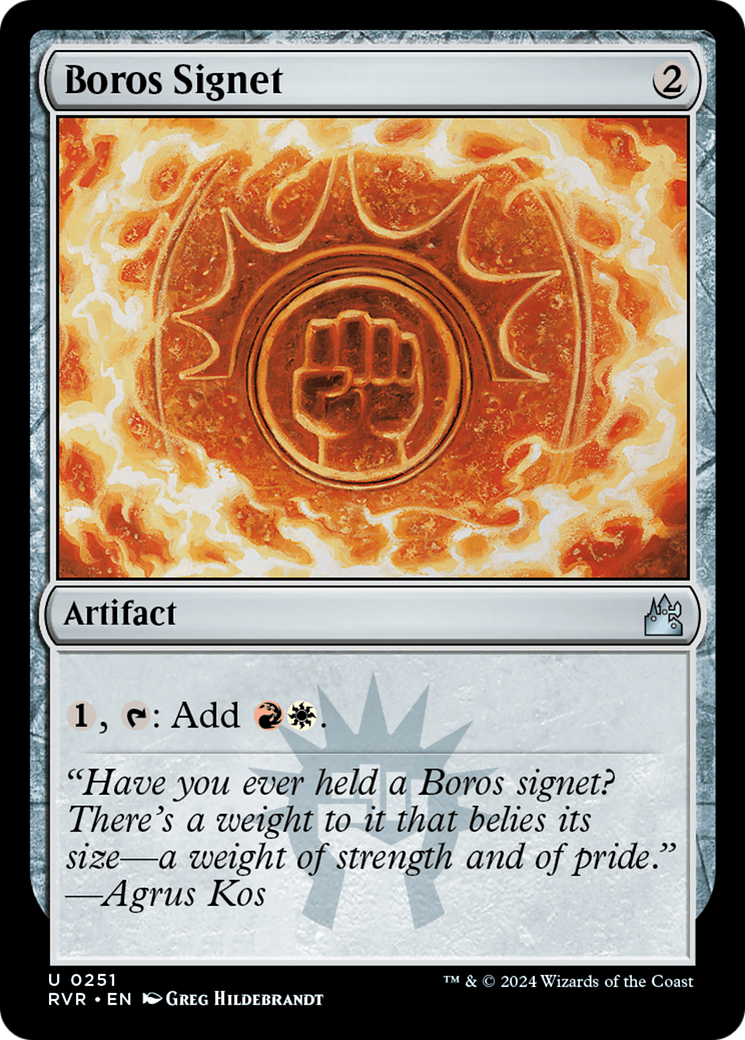 Boros Signet [Ravnica Remastered] | Good Games Adelaide SA