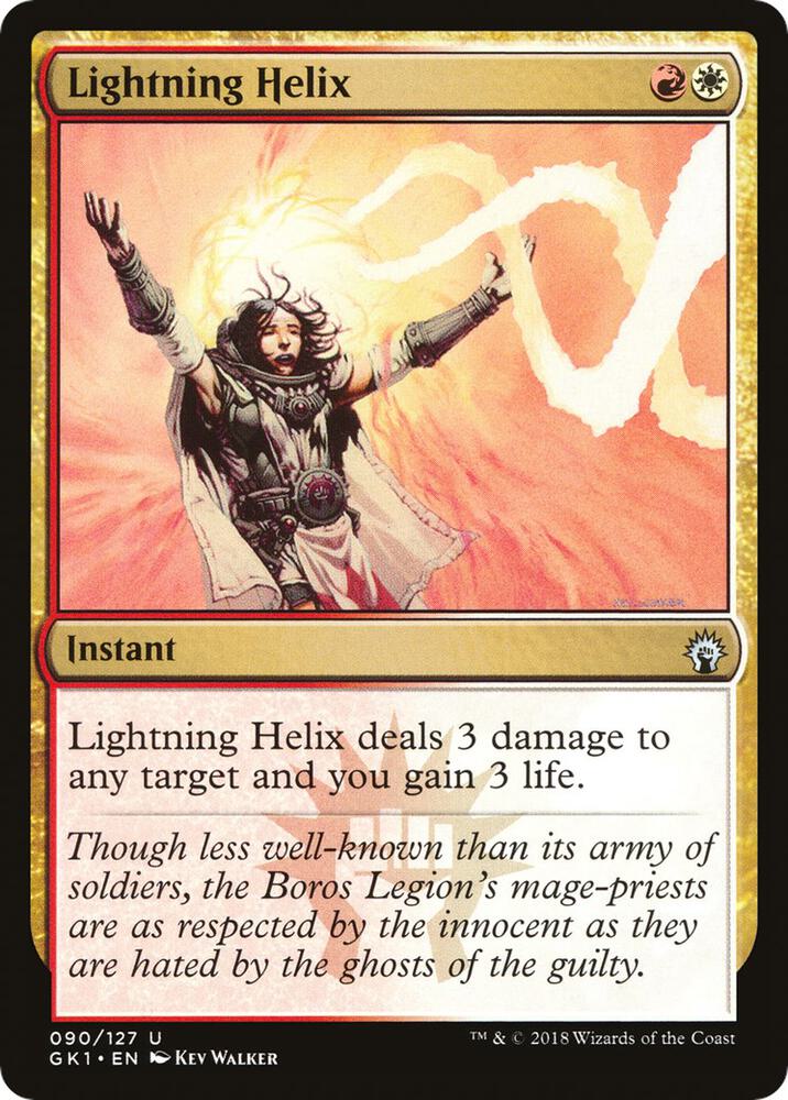 Lightning Helix 90 (Guilds of Ravnica: Guild Kits)  | Good Games Adelaide SA
