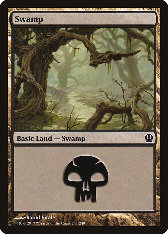 Swamp 241 241 (Theros)  - Foil | Good Games Adelaide SA