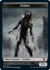 Zombie (005 MIC) // Zombie (005 MID) [Innistrad: Midnight Hunt Commander] | Good Games Adelaide SA
