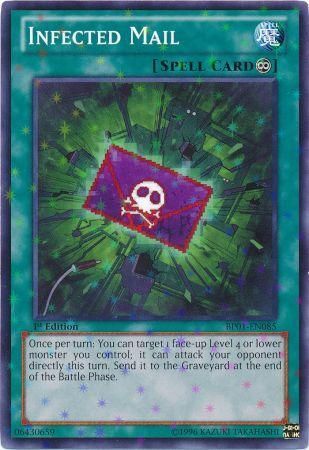 Infected Mail [BP01-EN085] Starfoil Rare | Good Games Adelaide SA
