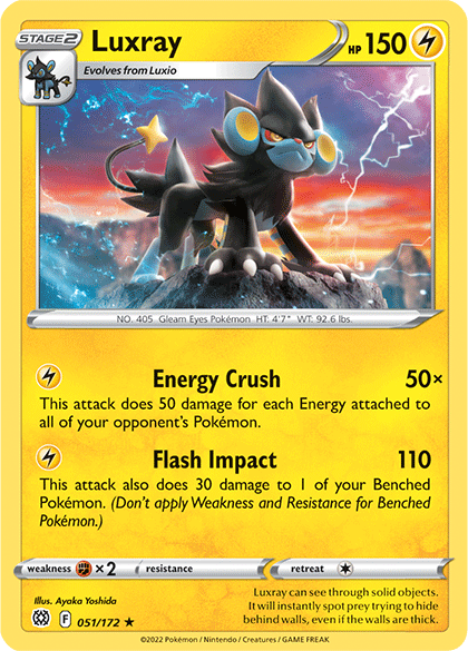 Luxray (051/172) [Sword & Shield: Brilliant Stars] | Good Games Adelaide SA