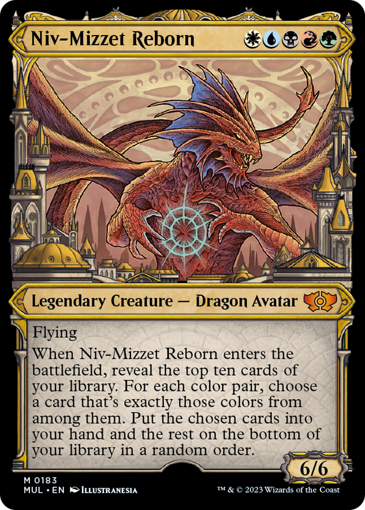 Niv-Mizzet Reborn (Halo Foil) [Multiverse Legends] | Good Games Adelaide SA