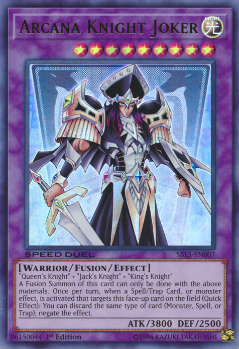 Arcana Knight Joker [SBLS-EN007] Ultra Rare | Good Games Adelaide SA