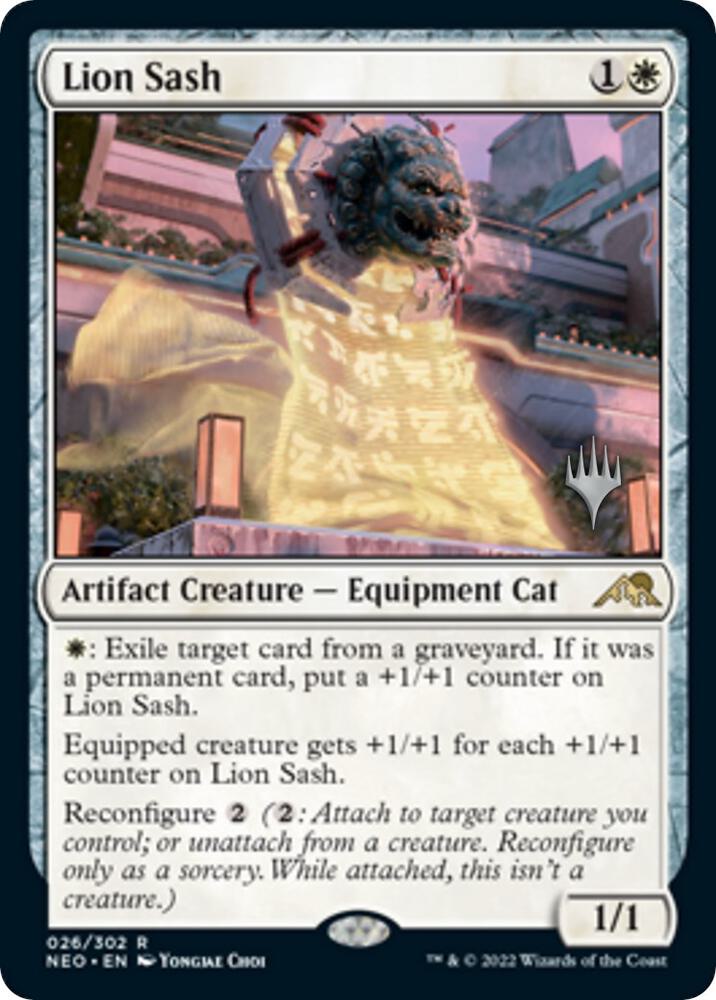 Lion Sash 26 (Promo Pack: Kamigawa: Neon Dynasty)  | Good Games Adelaide SA