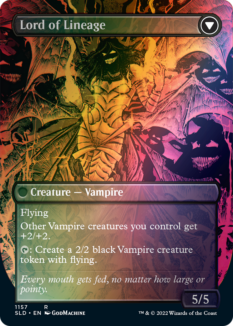 Bloodline Keeper // Lord of Lineage (Borderless) [Secret Lair: From Cute to Brute] | Good Games Adelaide SA