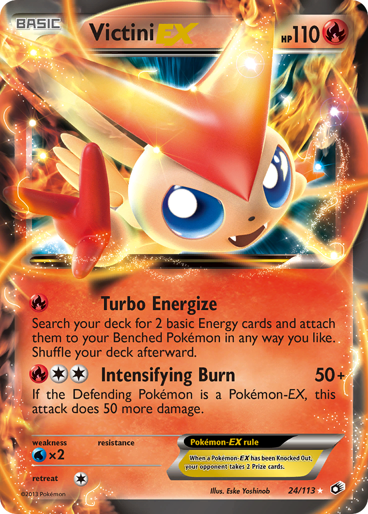 Victini EX (24/113) [Black & White: Legendary Treasures] | Good Games Adelaide SA