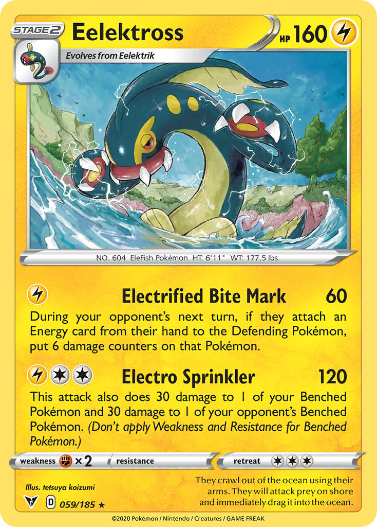 Eelektross (059/185) [Sword & Shield: Vivid Voltage] | Good Games Adelaide SA