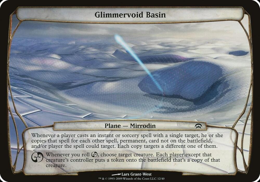 Glimmervoid Basin Planechase  (Oversize Cards)  | Good Games Adelaide SA