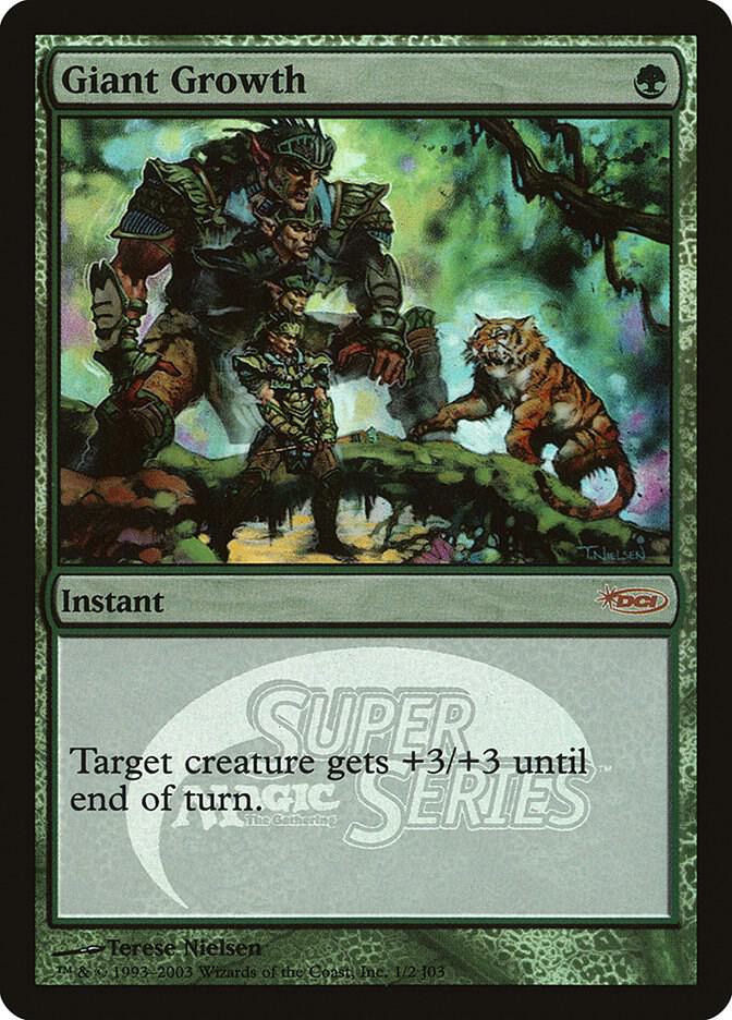 Giant Growth 1 (Junior Series Promos)  - Foil | Good Games Adelaide SA