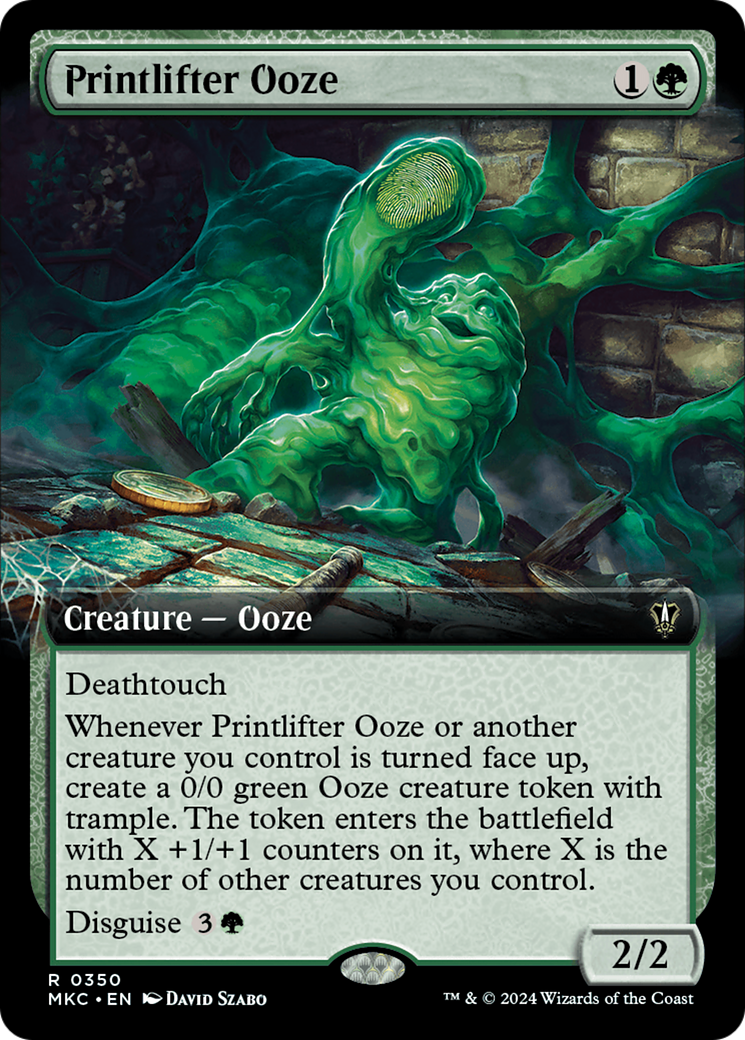 Printlifter Ooze (Extended Art) [Murders at Karlov Manor Commander] | Good Games Adelaide SA