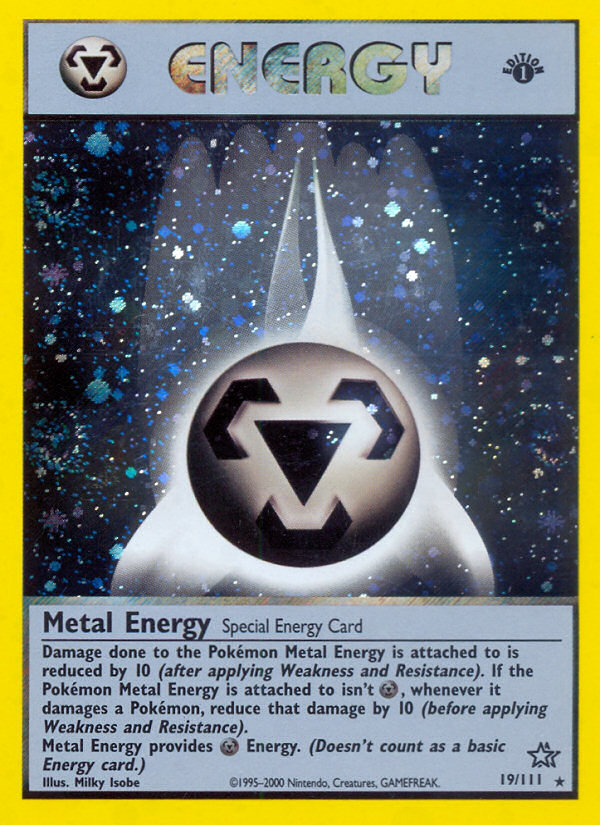 Metal Energy (19/111) [Neo Genesis 1st Edition] | Good Games Adelaide SA