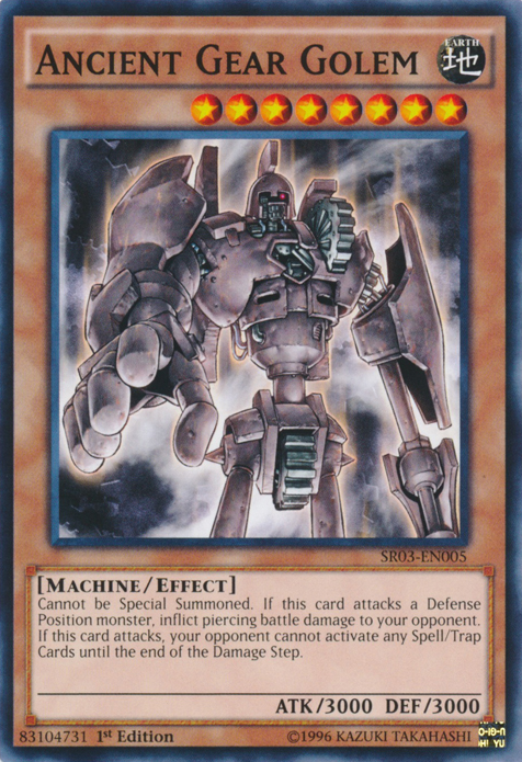 Ancient Gear Golem [SR03-EN005] Common | Good Games Adelaide SA