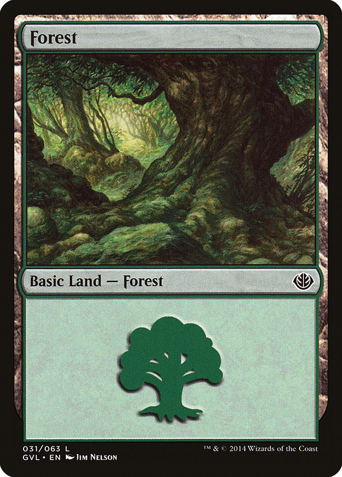 Forest (31) (Garruk vs. Liliana) [Duel Decks Anthology] | Good Games Adelaide SA
