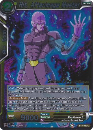 Hit, Afterimage Master (Assault of the Saiyans) [BT7-080_PR] | Good Games Adelaide SA