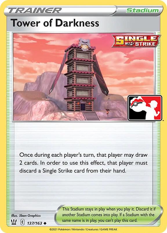Tower of Darkness Series 1/2 137/163 (Prize Pack Series Cards)  | Good Games Adelaide SA