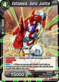 Katopesla, Sonic Justice (Divine Multiverse Draft Tournament) (DB2-148) [Tournament Promotion Cards] | Good Games Adelaide SA