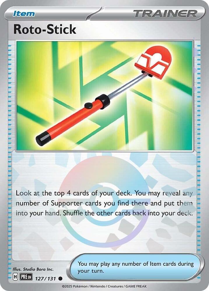 Roto-Stick (127/131) (Poke Ball Pattern) [Scarlet & Violet: Prismatic Evolutions] | Good Games Adelaide SA