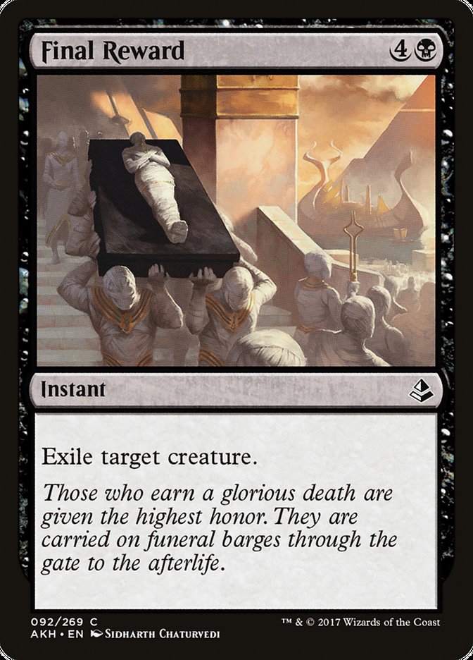Final Reward 92 (Amonkhet)  - Foil | Good Games Adelaide SA