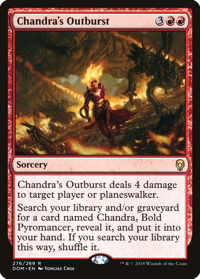 Chandra's Outburst 276 (Dominaria) 