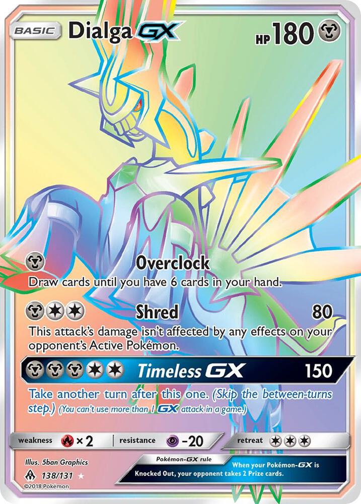 Dialga GX Secret 138/131 (SM - Forbidden Light)  - Holofoil | Good Games Adelaide SA