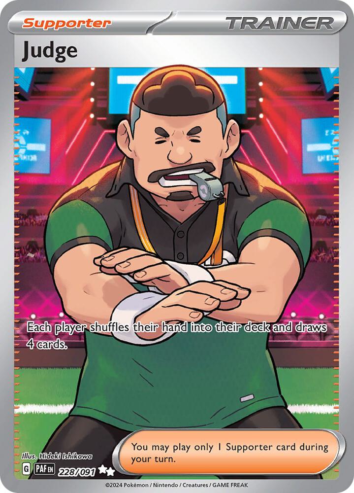 Judge 228/091 (SV: Paldean Fates)  - Holofoil | Good Games Adelaide SA