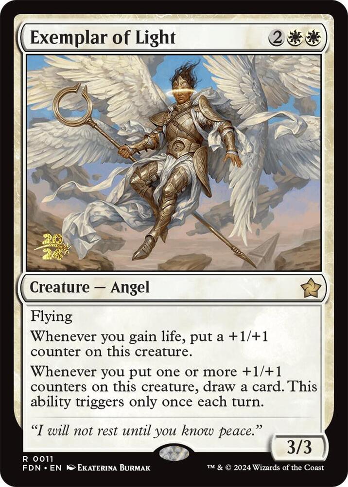 Exemplar of Light 11 (Prerelease Cards)  - Foil | Good Games Adelaide SA