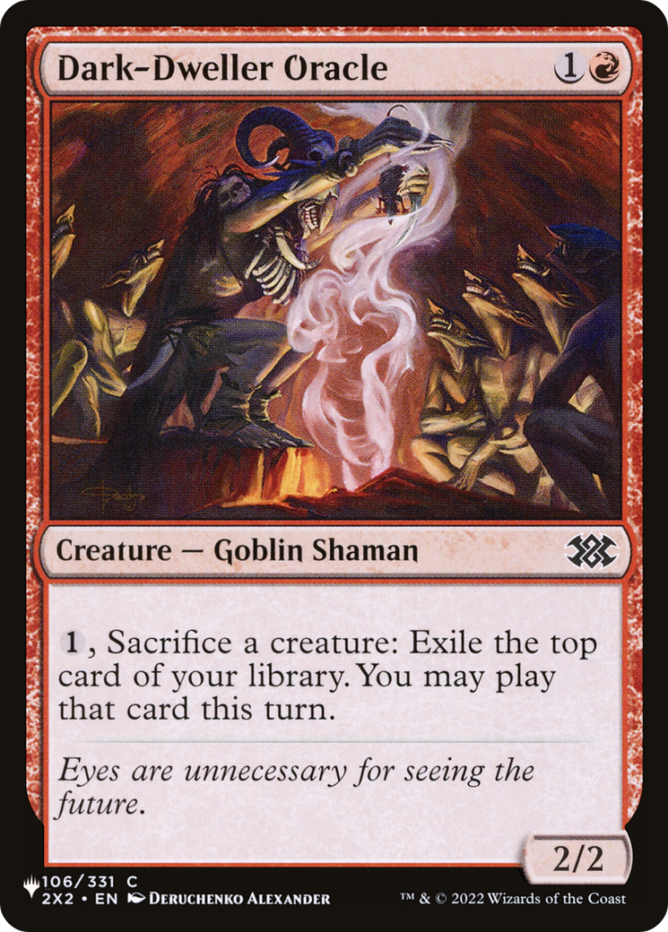 Dark-Dweller Oracle [The List Reprints] | Good Games Adelaide SA
