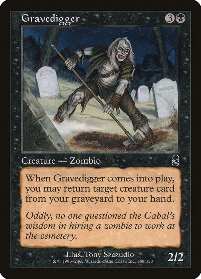 Gravedigger 140 (Odyssey)  - Foil | Good Games Adelaide SA