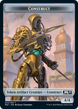 Construct // Zombie 14 // 7 (Core Set 2021)  - Foil | Good Games Adelaide SA