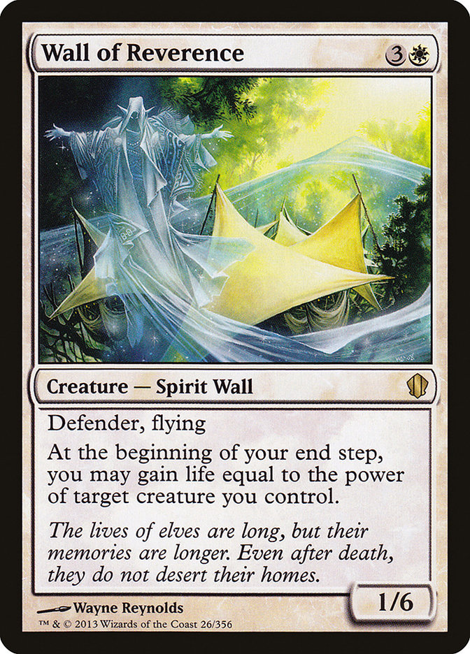 Wall of Reverence [Commander 2013] | Good Games Adelaide SA