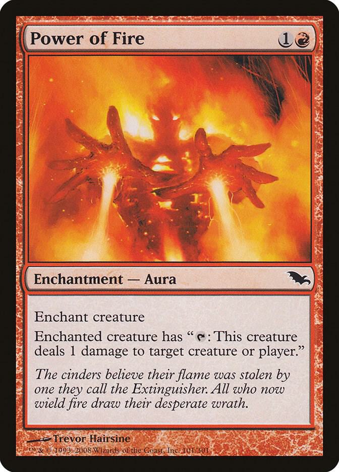 Power of Fire 101 (Shadowmoor)  - Foil | Good Games Adelaide SA