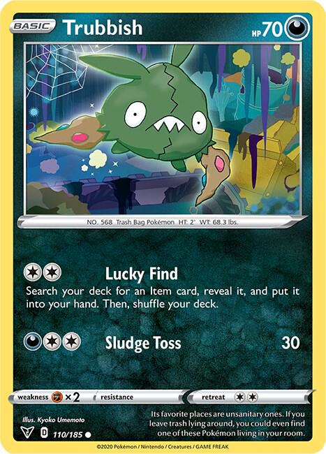 Trubbish 110/185 (SWSH04: Vivid Voltage)  | Good Games Adelaide SA