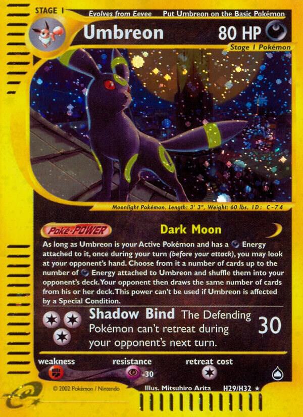 Umbreon H29 H29/H32 (Aquapolis)  - Holofoil | Good Games Adelaide SA