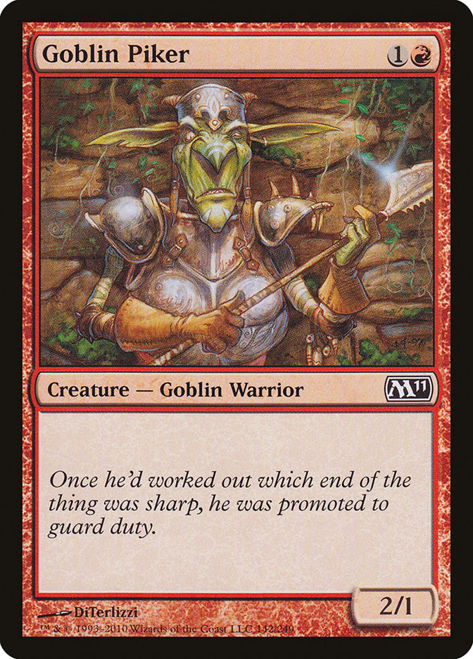 Goblin Piker [Magic 2011] | Good Games Adelaide SA