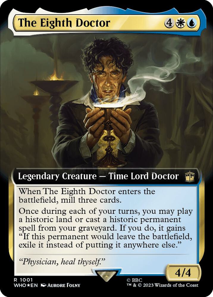 The Eighth Doctor 1001 (Universes Beyond: Doctor Who)  - Foil | Good Games Adelaide SA