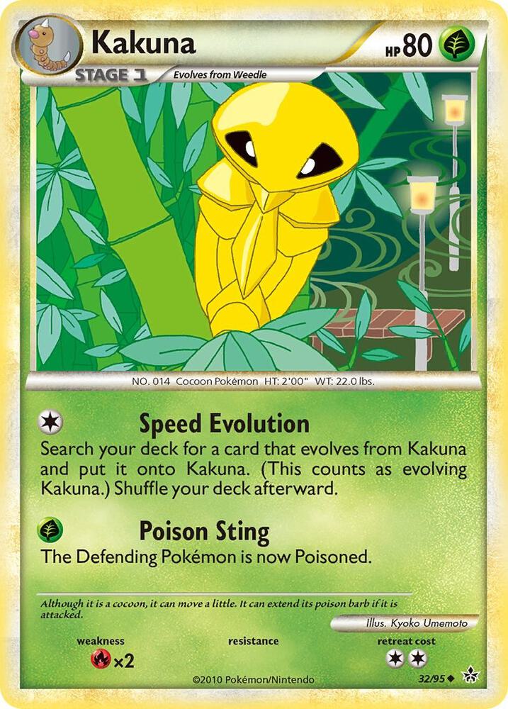 Kakuna 32/95 (Unleashed)  - Reverse Holofoil | Good Games Adelaide SA