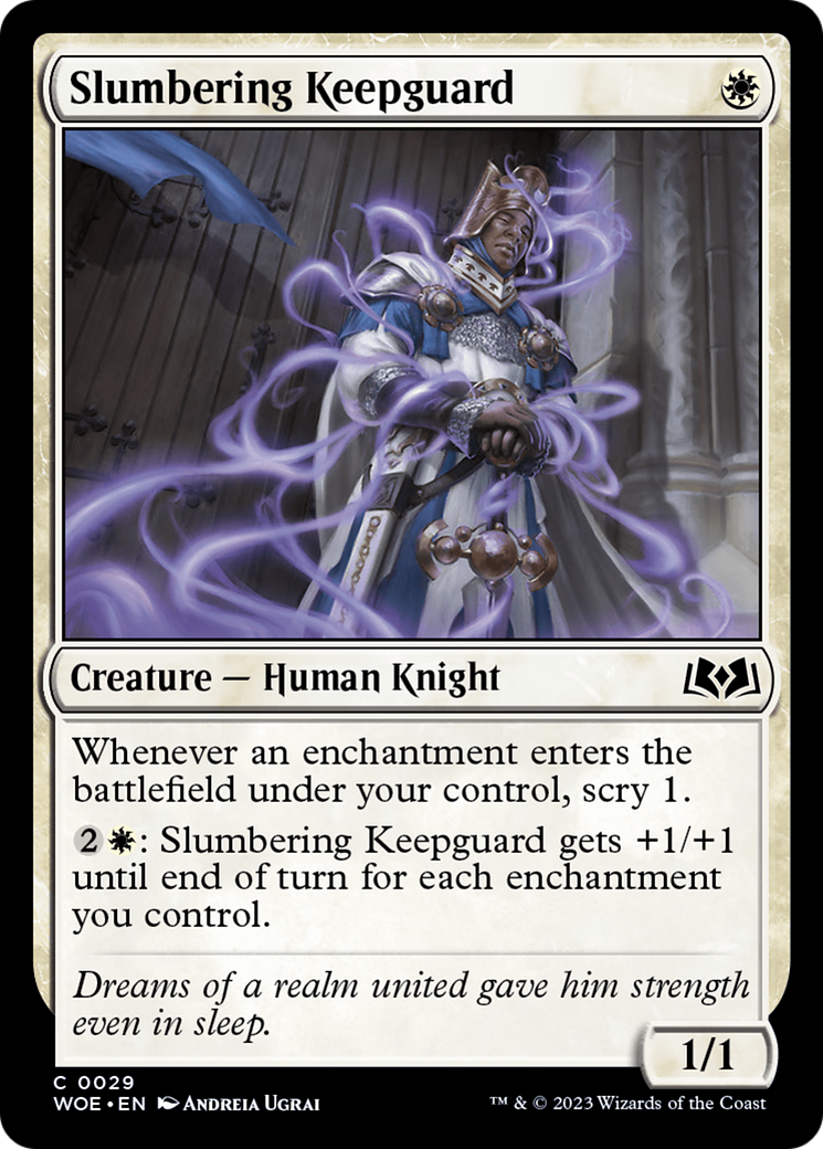 Slumbering Keepguard [Wilds of Eldraine] | Good Games Adelaide SA