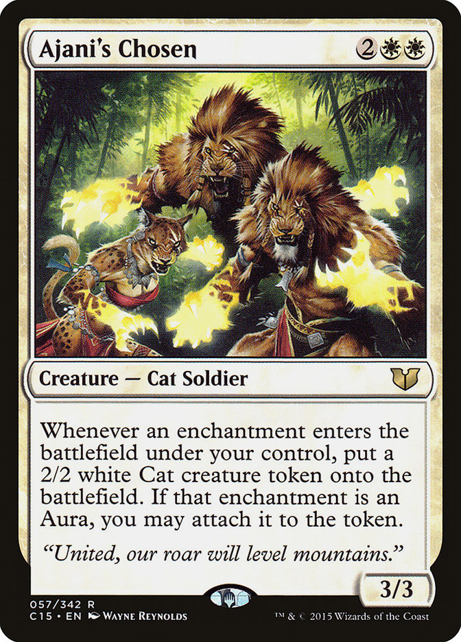 Ajani's Chosen [Commander 2015] | Good Games Adelaide SA