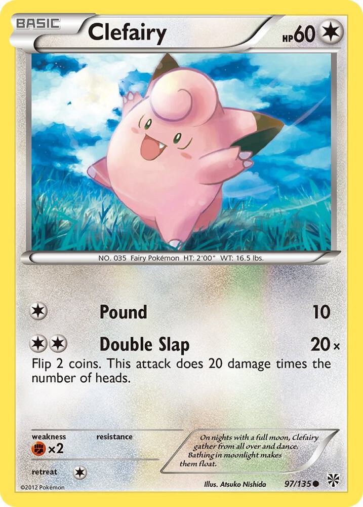 Clefairy 97/135 (Plasma Storm)  - Reverse Holofoil | Good Games Adelaide SA